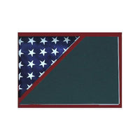 Cherry Shadow box to hold a 3x5 flag with 8.5x11 certificate Cherry Shadow box to hold a 3x5 flag with 8.5x11 certificate