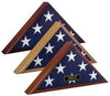 Cherry Wood Large American Burial Flag Box