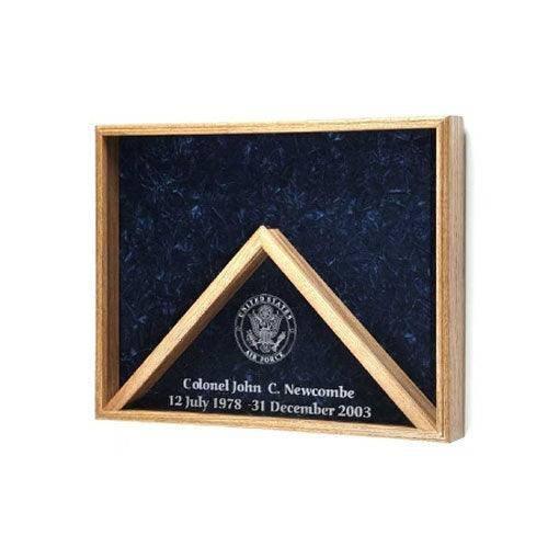 Deluxe Combo Awards Flag Display Case - Flags Connections