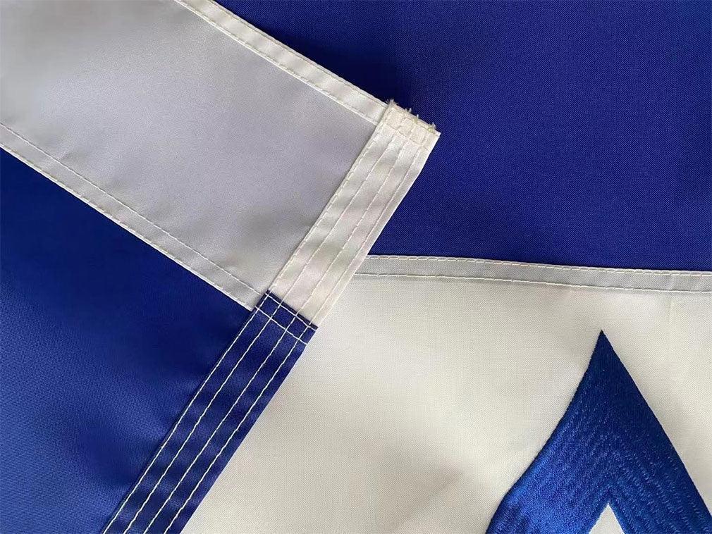 Embroidery Israel Flag 3x5 Israeli Flags Double Sided 