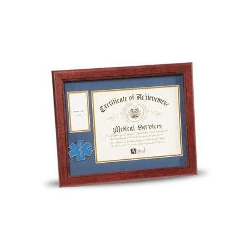 EMS Frame 8 x 10 EMS Medallion, Certificate, Medal Frame - Flags Connections