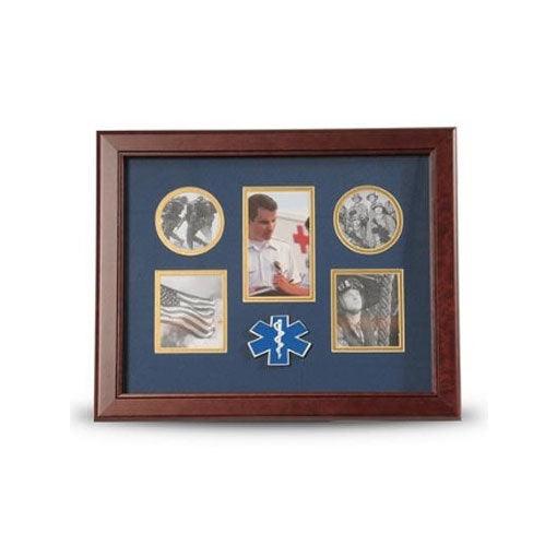 EMS Medallion Five Picture Collage Frame - Flags Connections