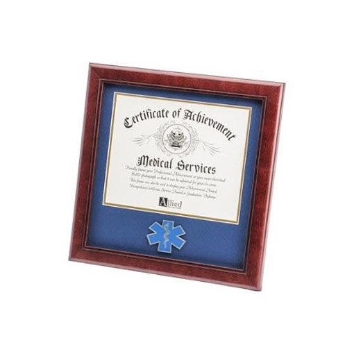 EMS Medallion Frame for 8x10 Certificate Frame - Flags Connections