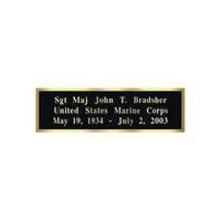 Engraved Brass Plates 