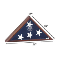 Extra Large American Burial Flag Case, Extra Large Flag Case 