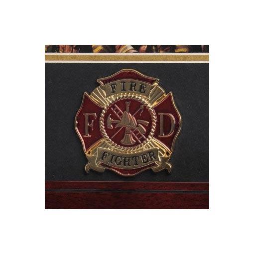 Firefighter Medallion Landscape Picture Frame Firefighter Medallion Landscape Picture Frame