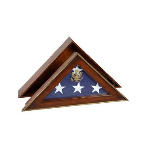 Five Star General Flag Case, Burial flag display case - Flags Connections