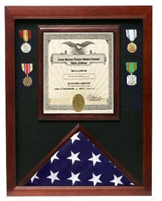 Flag and Vertical Certificate Case, Flag Display Cases