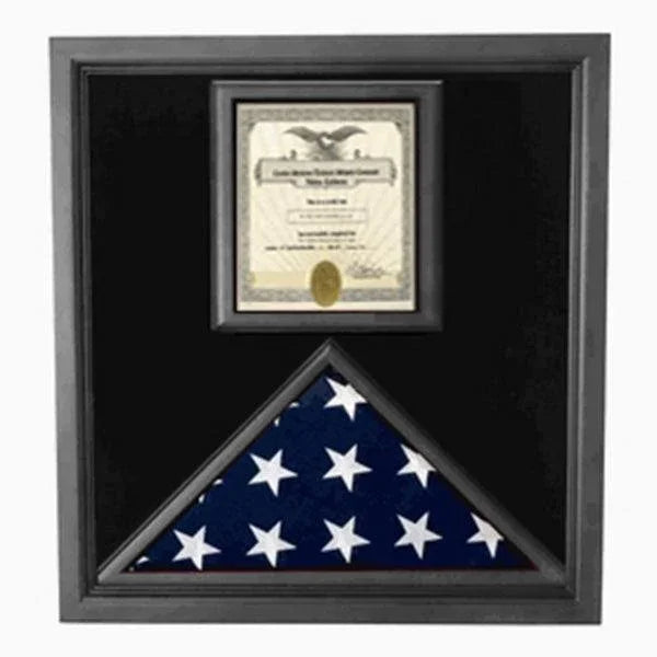 Flag and Vertical Certificate Case, Flag Display Cases