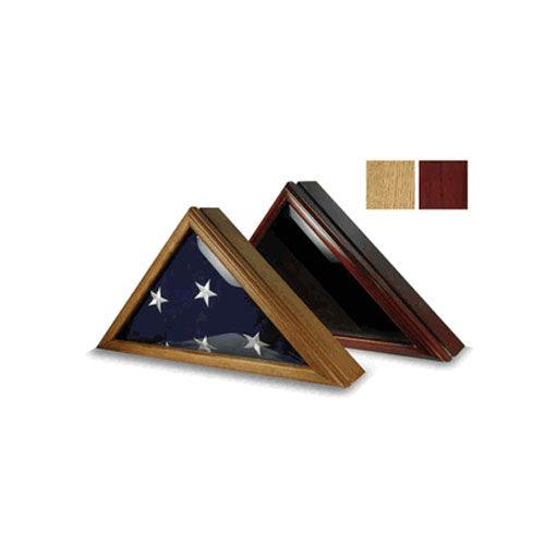 Flag Display Case 5' x 9.5' Wood Burial Flag Display - Flags Connections