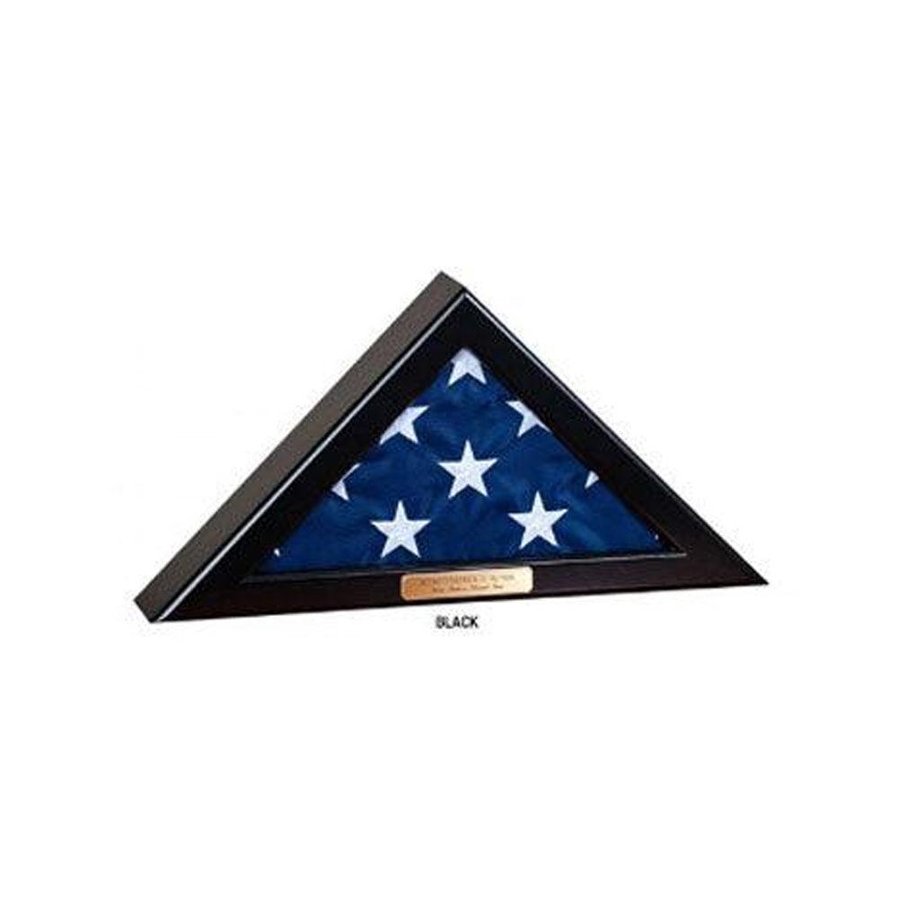 Flag Display Case for 4x6 flag - Black cherry Finish Flag Display Case for 4x6 flag - Black cherry Finish