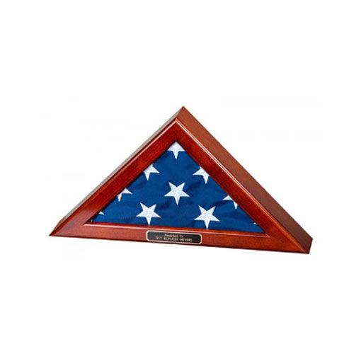 Flag Display Case for 4x6 flag - Cherry Finish - Flags Connections