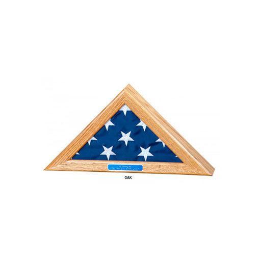 Flag Display Case for 4x6 flag - Oak Finish Flag Display Case for 4x6 flag - Oak Finish