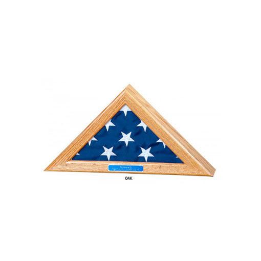 Flag Display Case for 4x6 flag - Oak Finish - Flags Connections