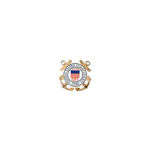 Flag Display Case with Coast Guard Medallion - Flags Connections