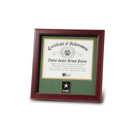 Go Army Medallion Certificate Frame - Flags Connections