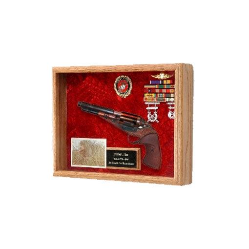 Pistol Display Case, Pistol Shadow Box - Flags Connections