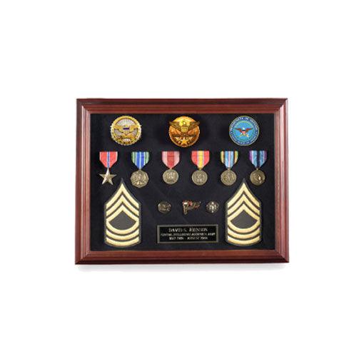 Large American Medal frames, Medal Shadow Cases - Flags Connections