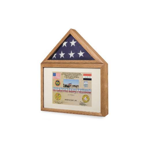 Large Flag and Medal Display Case Large Flag and Medal Display Case