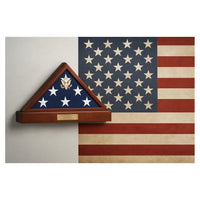 Burial Display case for flag 