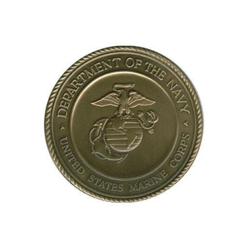 Marine Corps Brass service medallion 