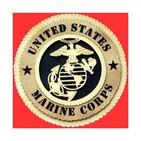 Marine Corps Wall Tribute 3D Wood, Marine Hand Made Gift 
