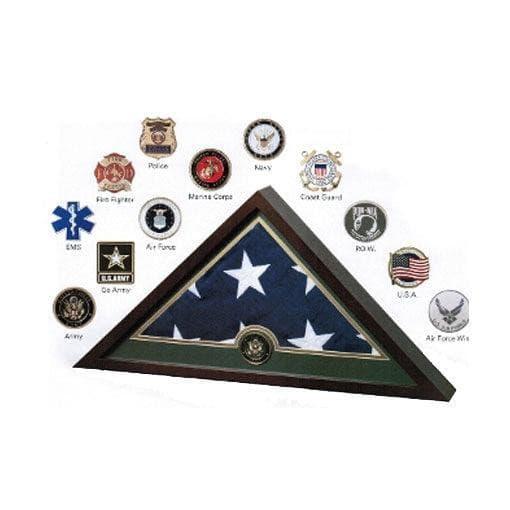 Medallion Flag Display Case, Memorial Flag Display case - Flags Connections