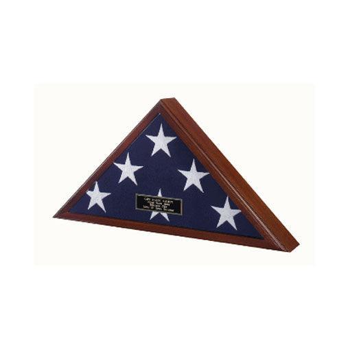 Memorial Flag Case in Cherry Finish Memorial Flag Case in Cherry Finish