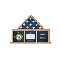Military Flag and Medal Display Case, Shadow Box American Made Military Flag and Medal Display Case, Shadow Box American Made