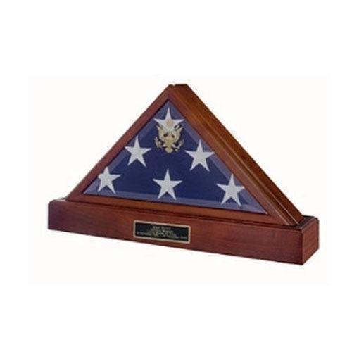 National Pedestal Urn and Flag Case National Pedestal Urn and Flag Case