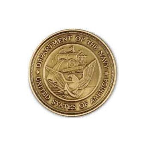 Navy Service Medallion, Brass Navy Medallion 