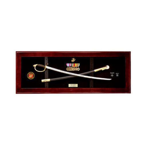 Navy Sword Display Case, Sword Cases, Navy Sword frame Navy Sword Display Case, Sword Cases, Navy Sword frame