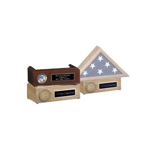 Pedestal, For a 3 x 5 flag, Military Pedestal display - Flags Connections