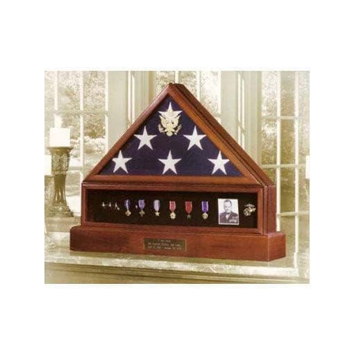 Presidential Pedestal Flag Medal Display