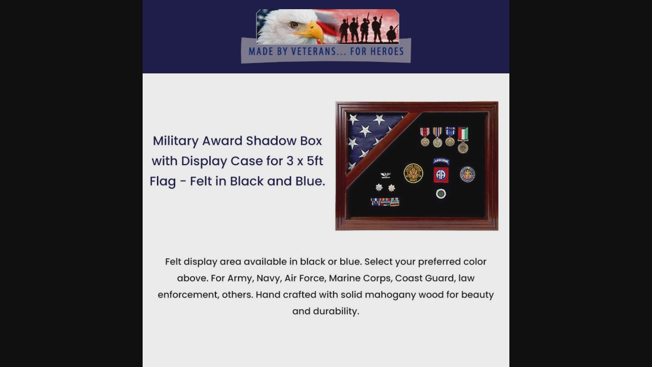 American flag and medal display, American flag and medal display cases,  Army Flag and medal display frames, Navy Flag and medal display frames, Air Force Flag and medal display frames, Marine Corps Flag and medal display frames, coast Guard Flag and medal display frames, USCG Flag and medal display frames