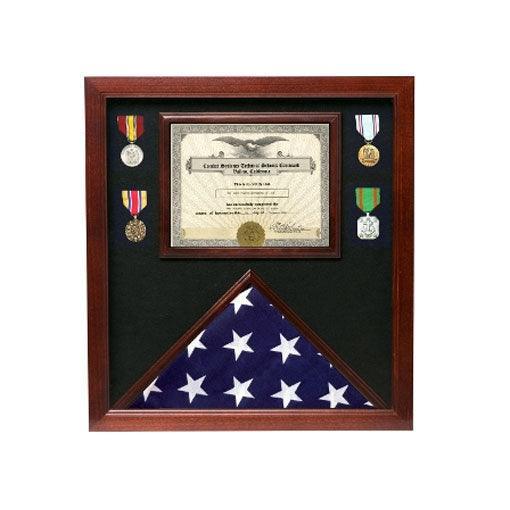 Retirement Flag Display Case - Military Retirement Gift Retirement Flag Display Case - Military Retirement Gift