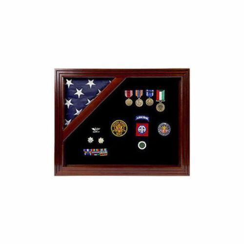 Shadow box to hold a 5’ x 9.5’ flag, Cherry  Finish Shadow box to hold a 5’ x 9.5’ flag, Cherry  Finish