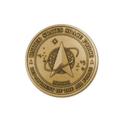 Space Force Brass service medallion Space Force Brass service medallion