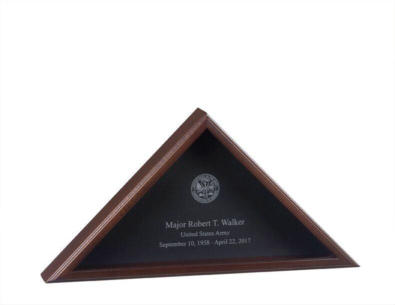 Triangle Flag Case, Veteran Flag Display frame Triangle Flag Case, Veteran Flag Display frame