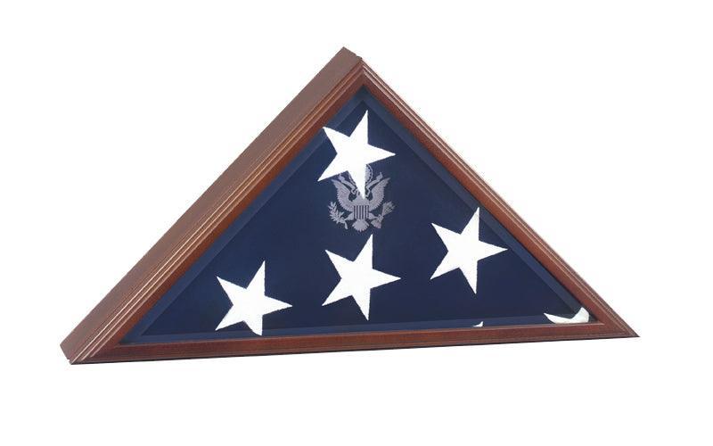 Triangle Flag Case, Veteran Flag Display frame Triangle Flag Case, Veteran Flag Display frame