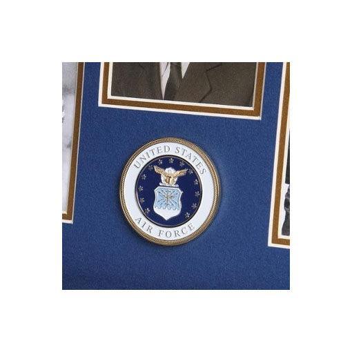 U.S. Air Force Medallion 5 Picture Collage Frame U.S. Air Force Medallion 5 Picture Collage Frame