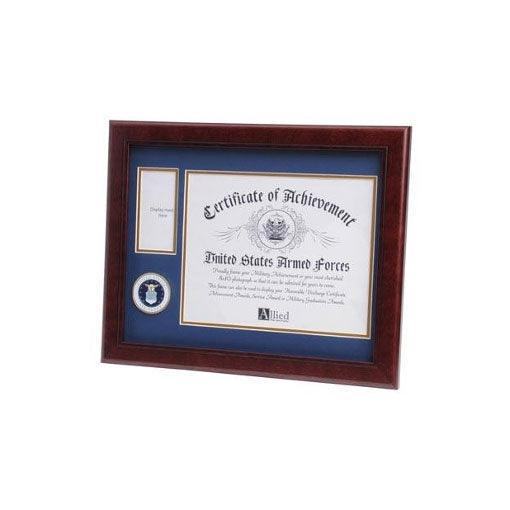 U.S. Air Force Medallion Certificate and Medal Frame U.S. Air Force Medallion Certificate and Medal Frame