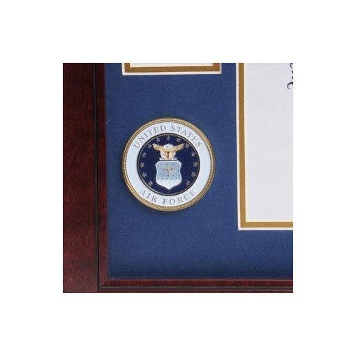 U.S. Air Force Medallion Certificate and Medal Frame U.S. Air Force Medallion Certificate and Medal Frame