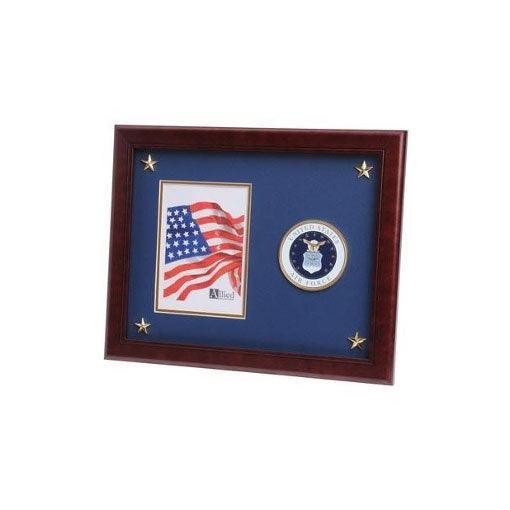 U.S. Air Force Medallion Picture Frame with Star U.S. Air Force Medallion Picture Frame with Star