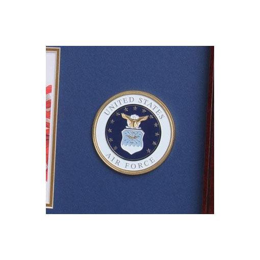 U.S. Air Force Medallion Picture Frame with Star U.S. Air Force Medallion Picture Frame with Star