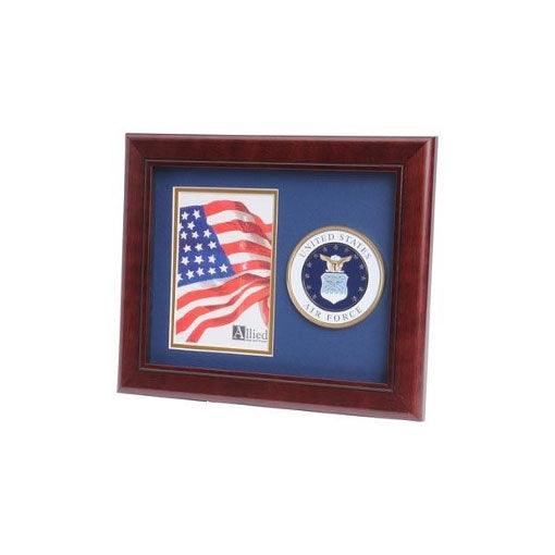 U.S. Air Force Medallion Portrait Picture Frame - Flags Connections
