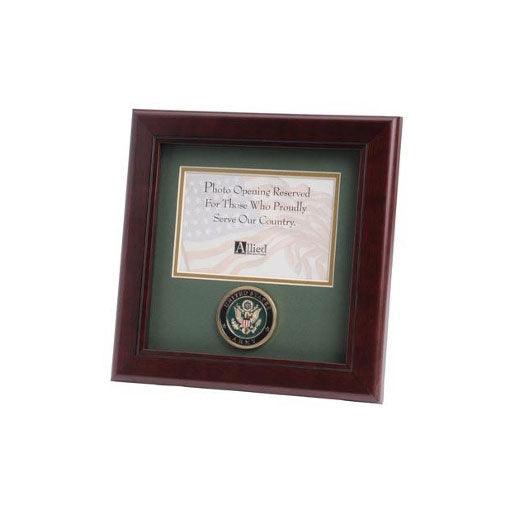 U.S. Army Medallion 4-Inch by 6-Inch Landscape Picture Frame - Flags Connections