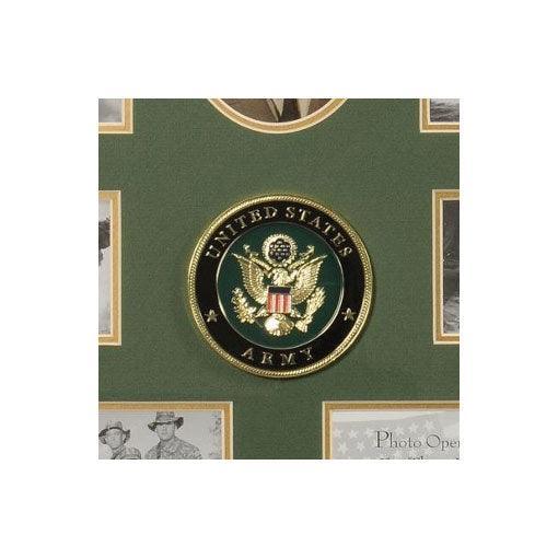 U.S. Army Medallion 7 Picture Collage Frame with Stars U.S. Army Medallion 7 Picture Collage Frame with Stars