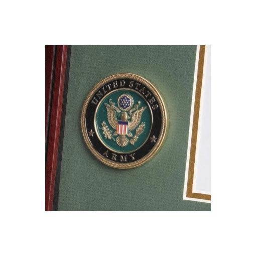 U.S. Army Medallion Certificate and Medal Frame U.S. Army Medallion Certificate and Medal Frame