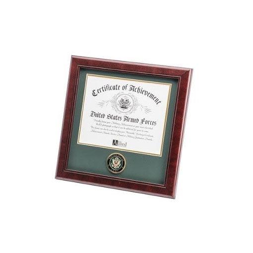 U.S. Army Medallion Certificate Frame - Flags Connections